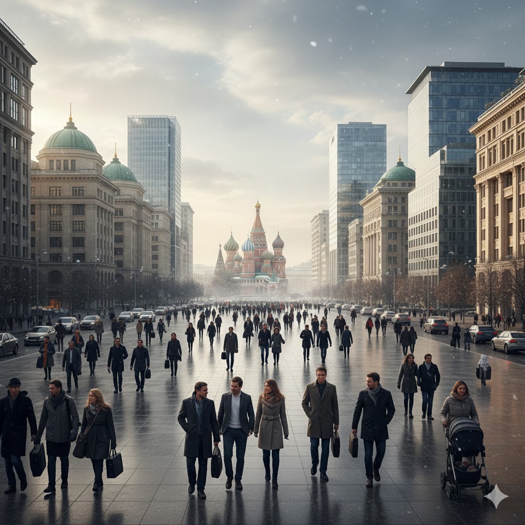 Hvor mange indbyggere er der i Rusland